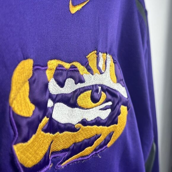 🏈🏀 Vintage LSU Louisiana StateTigers NIKE “Center Swoosh” Crewneck Sweatshirt - Picture 8 of 12